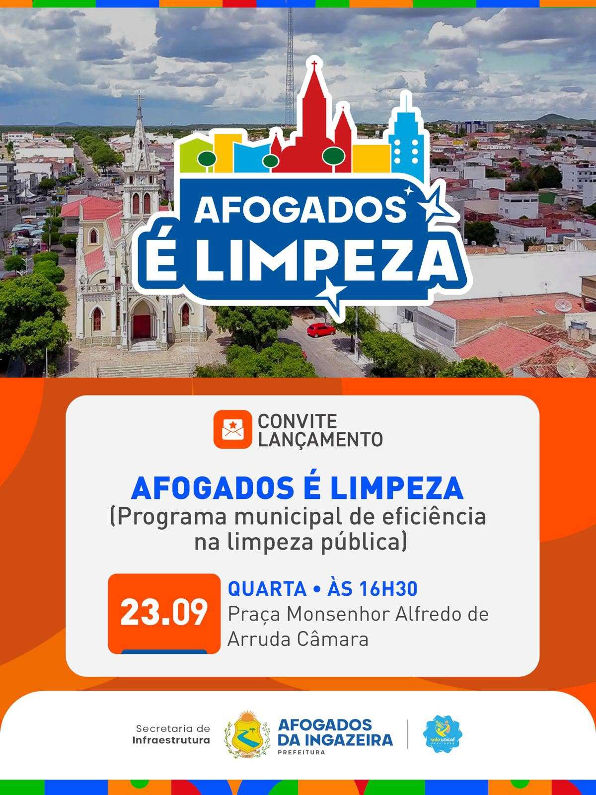 Lançamento: Afogados é limpeza